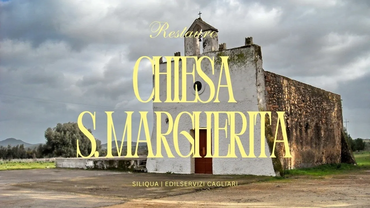 Copertina del video sul restauro della chiesa di Santa Margherita a Siliqua